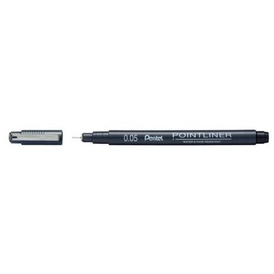 Fineliner permanent 0,05 mm, schwarz