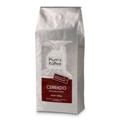 Cerrado - brasilanischer Espresso 1kg 100 % Arabica, für Vollautomaten