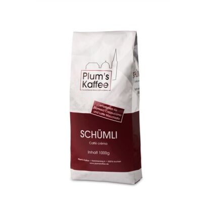 Schümli - Caffé Créma 1kg für Vollautomaten geeignet, verschiedene