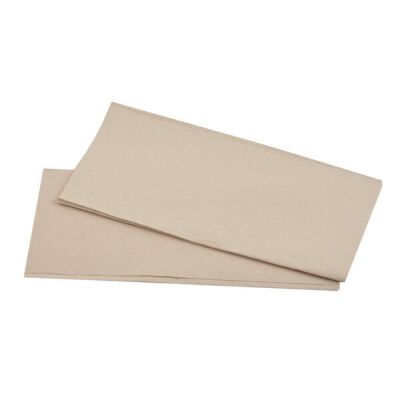 Papierhandtuch 25x23cm 1lag. natur Zickzackfalz, 250 Blatt