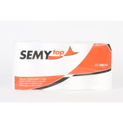 Semy Toilettenpapier, 8 x 250 Blatt, 3-lagig, hochweiß, motivgeprägt