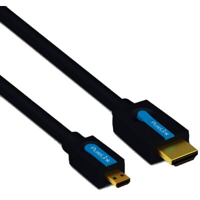 High Speed HDMI/Micro HDMI-Kabel, mit Ethernet, 2,0m, 4K 3 D FullHD
