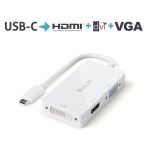 Adapter iSerie, USB-C auf Multiport, DVI mit FullHD, VGA...