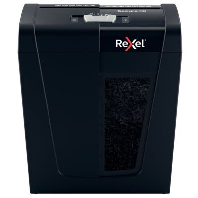 Aktenvernichter Secure X8, P4, schwarz, Partikelschnitt 4 x 40 mm