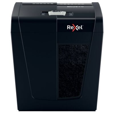 Aktenvernichter Secure X10, P4, schwarz, Partikelschnitt, 4 x 40 mm