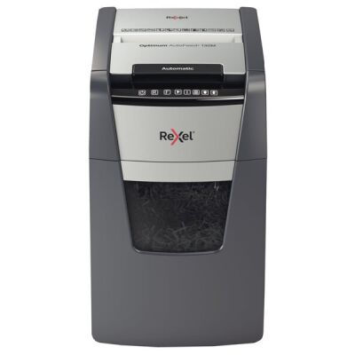 Aktenvernichter Optimum AutoFeed+ 130M, P5, schwarz, Mikro-Partikelschnitt 2 x 15 mm