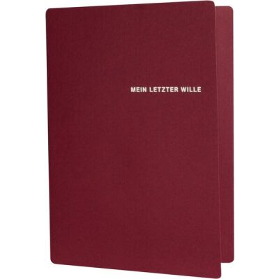 Mappe "Mein letzter Wille", 225x310mm