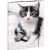 Zeichenmappe A3, Katze, mit Gummizugverschluß, Maße 310 x 440 mm