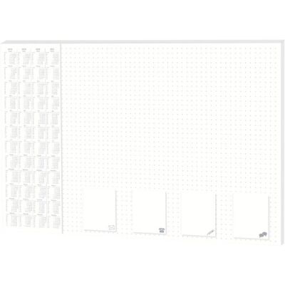 Notiz-Schreibunterlage, 600x420mm, Office-dotted, 30 Blatt