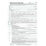 Wohnungs-Mietvertrag A4 ausführliche Fassung f....