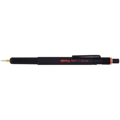 Rotring 800+ Feinminenstift 0,5mm u. Touchscreen-Stylus mattschwarz,