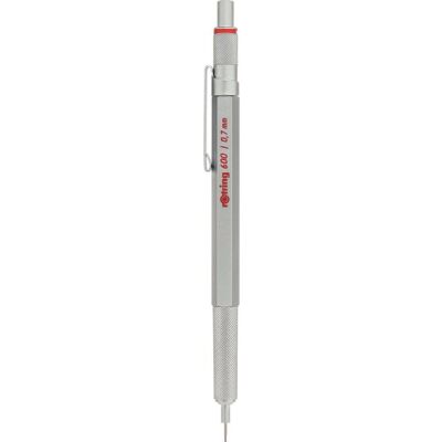 Rotring 600 Feinminenstift 0,7mm Das Original, silber.