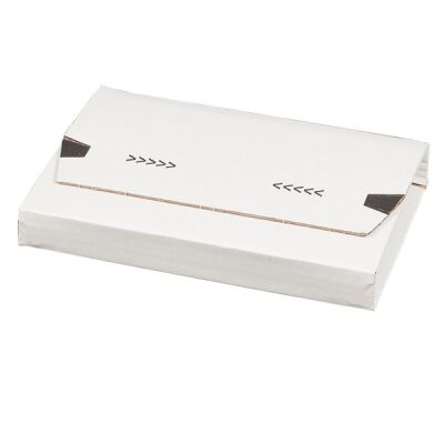 Universalverpackung A4, weiß, haft- klebend und Aufreißfaden