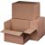 Fixkarton braun, Außenmaß: 323x225x-195 mm, m. Automaikboden,
