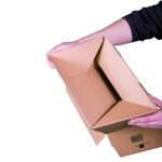 Fixkarton, braun, Innenmaß: 390x280x240 mm, m....