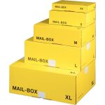 Mail-Box XL gelb, haftklebend und Aufreißfaden,