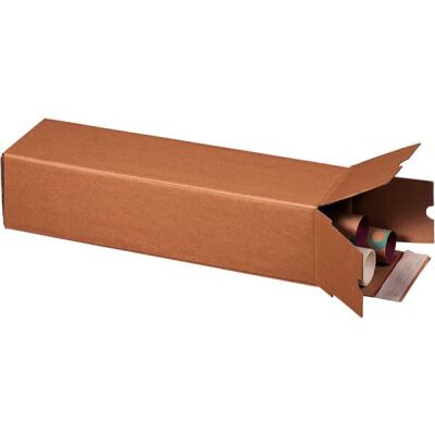 Planbox A0 braun, quadratisch, doppelte Haftklebung, Aufreißfaden