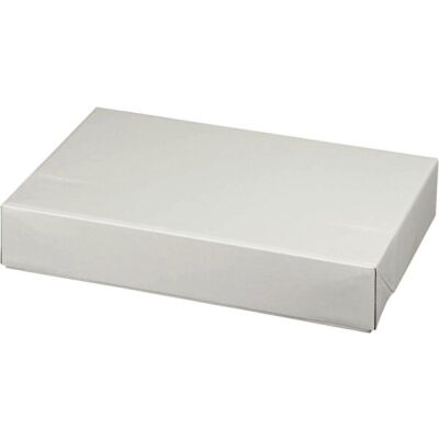 Textil-/E-Commerce Karton L, weiß Stülpdeckelkarton für Textilien