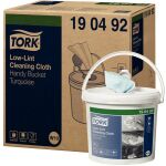 Reinigungstücher, fusselarm, 1-lagig, türkis,...