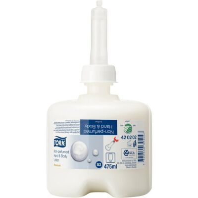 Hand und Body Lotion, Premium, weiß, unparfümiert, 475ml