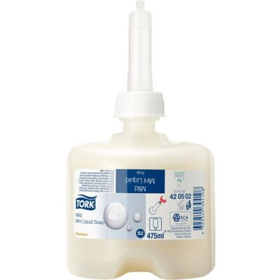 Milde Mini Flüssigseife, Premium, hellgelb, 475ml, für S2-System