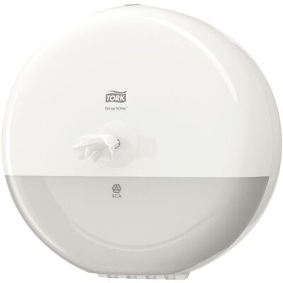 Toilettenpapier-Spender SmartOne, T8-System, weiß, Kunststoff