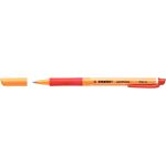 Feinschreiber pointVisco mit weicher Griffzone, Clip, rot