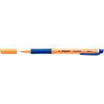 Feinschreiber pointVisco mit weicher Griffzone, Clip, blau
