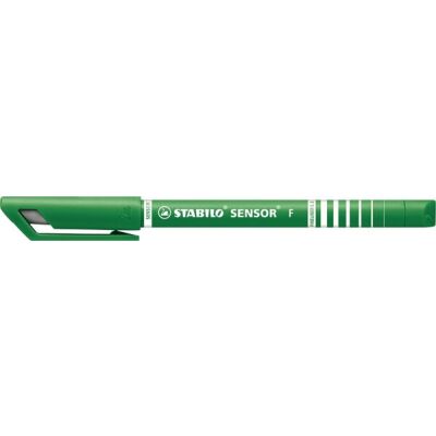 Tintenfeinschreiber sensor fine grün, mit gefederter Spitze