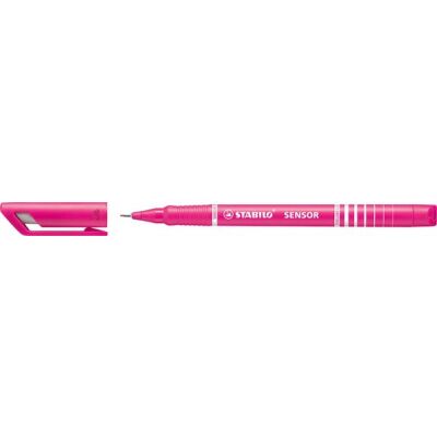 Tintenfeinschreiber sensor fine pink, mit gefederter Spitze