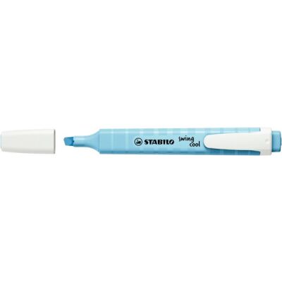 Textmarker STABILO swing cool 1-4mm, himmlisches blau, mit Clip