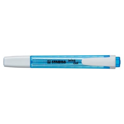 Textmarker STABILO swing cool 1-4mm, blau, mit Clip
