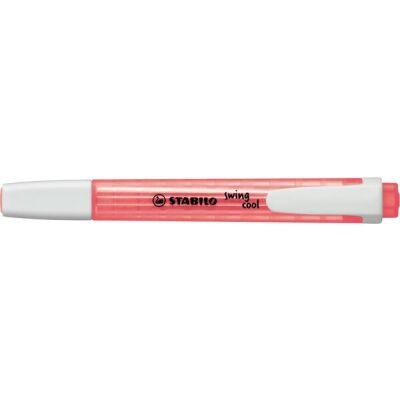 Textmarker STABILO swing cool 1-4mm, rot, mit Clip