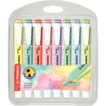 Textmarker STABILO swing cool, pastell, 8-er Etui, sortiert