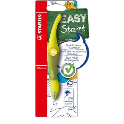 Stabilo EASY original Tintenroller, Linkshänder, limone/grün