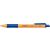 Kugelschreiber pointball, mit Komfort-Griffzone, Clip, Strichbreite: 0,5mm, Druckmechanik, blau