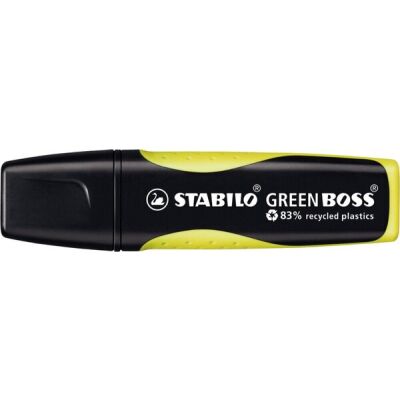 Textmarker Stabilo Green Boss 2-5mm gelb