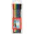 Fasermaler Pen 68 6er Etui, Kappe aufsteckbar, Strichstärke: 1,4 mm, Tinte auf Wasserbasis, geruchsneutral