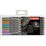 Fasermaler Pen 68 metallic 8er Metalletui,...