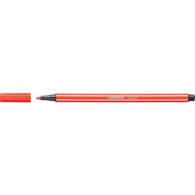 Fasermaler Pen 68 hellrot, Kappe aufsteckbar, Strichstärke: 1,4 mm, Tinte auf Wasserbasis, geruchsneutral