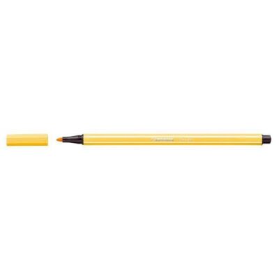 Fasermaler Pen 68 gelb, Kappe aufsteckbar, Strichstärke: 1,4 mm, Tinte auf Wasserbasis, geruchsneutral