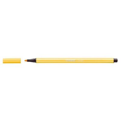 Fasermaler Pen 68 gelb, Kappe aufsteckbar, Strichstärke: 1,4 mm, Tinte auf Wasserbasis, geruchsneutral