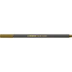 Fasermaler Pen 68 metallic gold, Kappe aufsteckbar,...