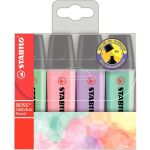 Textmarker Stabilo Boss Original 2-5mm Pastel 4er Etui