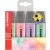 Textmarker Stabilo Boss Original 2-5mm Pastel 4er Etui