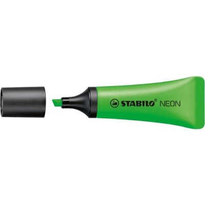 Textmarker Stabilo NEON, grün, Strichstärke: 2-5mm, im Tubendesign