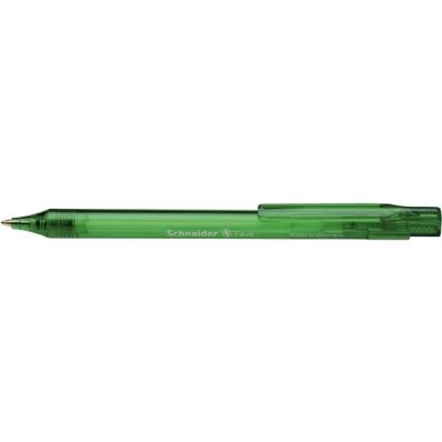 Kugelschreiber Fave, transparent grün, Dokumentenecht