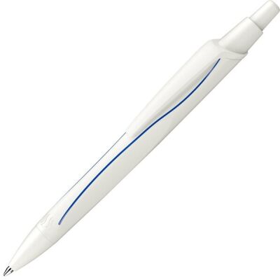 Kugelschreiber Reco weiß/blau