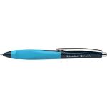Kugelschreiber Haptify hellblau/dunkelblau, mit...