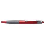 Druckkugelschreiber Loox rot mit weicher Soft-Grip-Zone,...